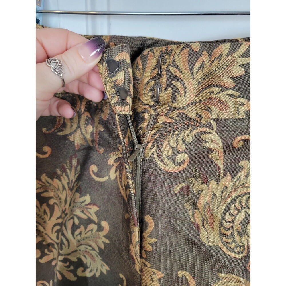 Talbots Vintage Silk & Wool Straight Leg Pants Size 2 Petite - Picture 2 of 6